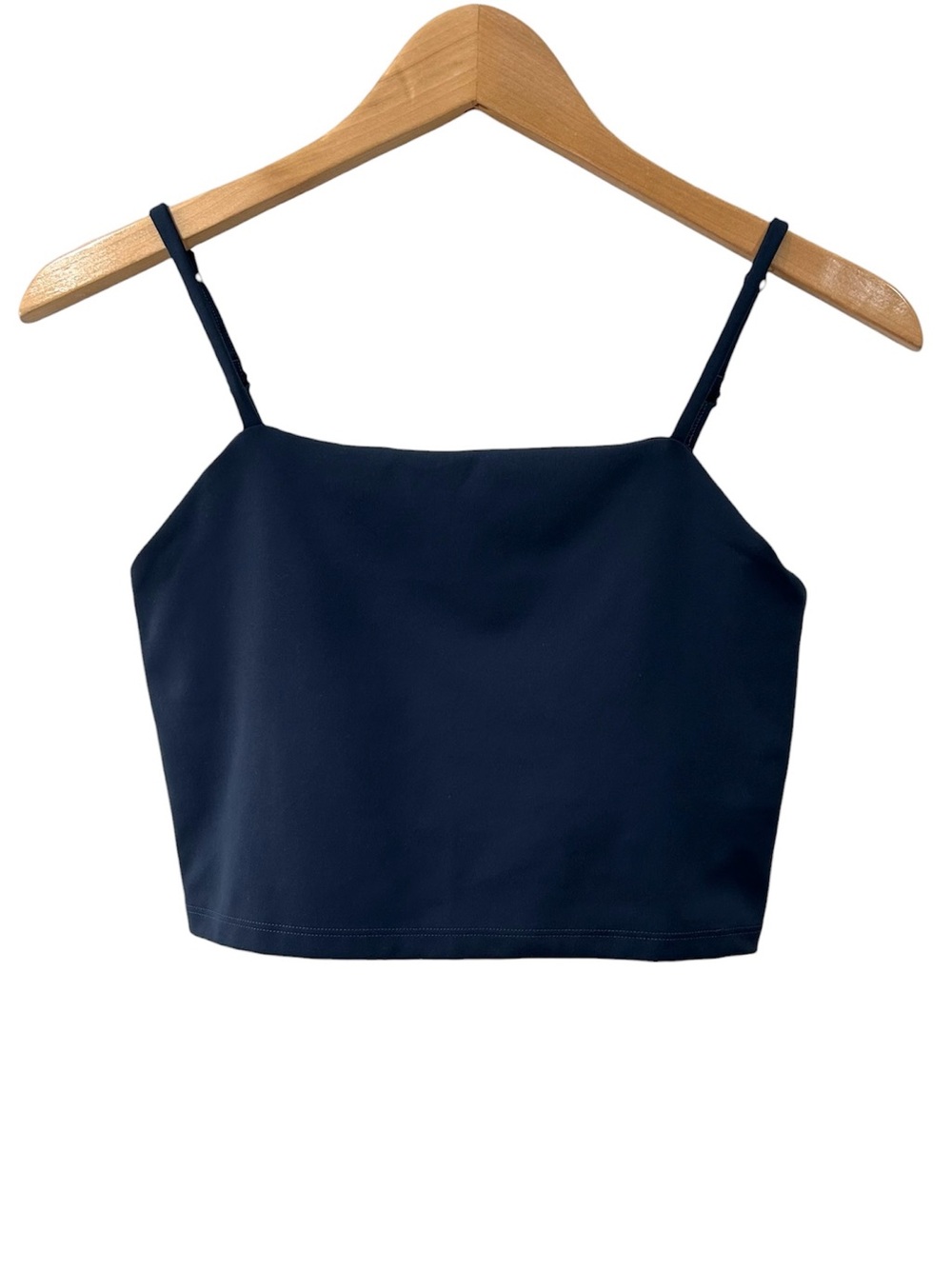 Girlfriend Collective Devon compressive Cami crop tank M midnight navy